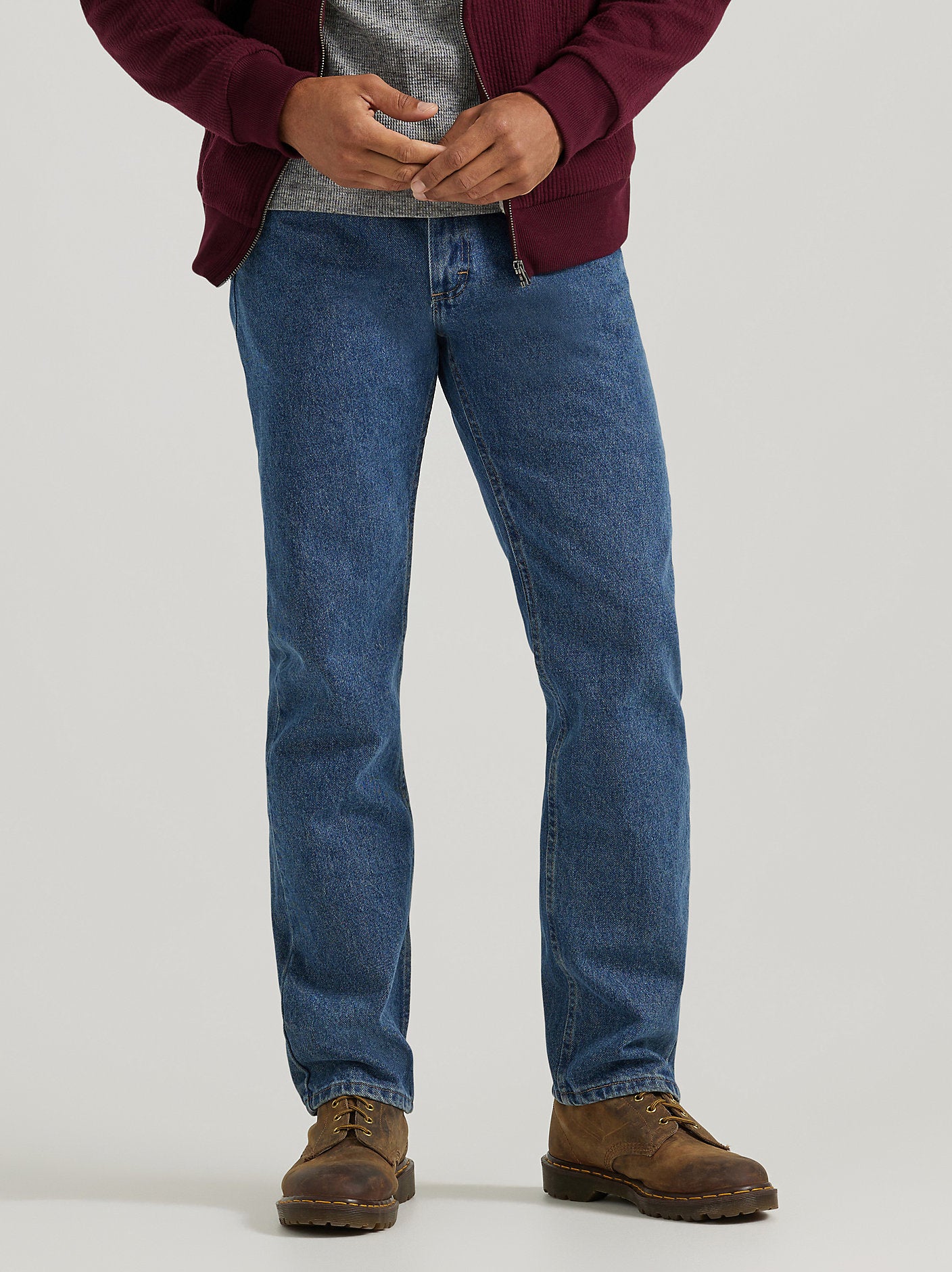 Dark Stonewash - Wrangler® Five Star Premium Denim Regular Fit Jean