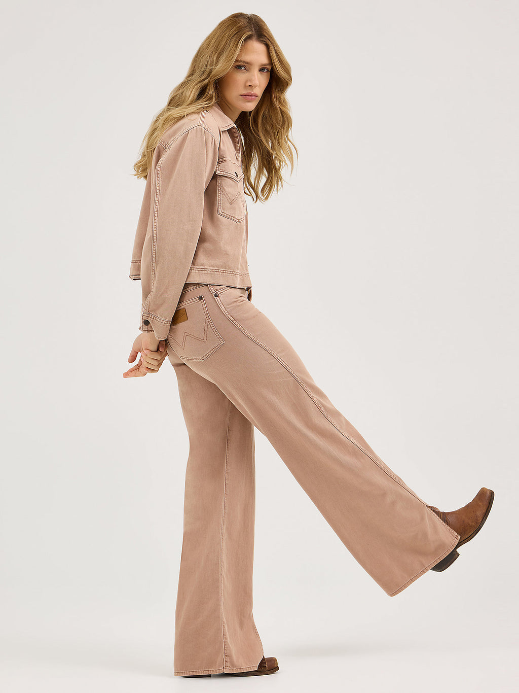 Raw Umber - Women's Loose Spat Jean