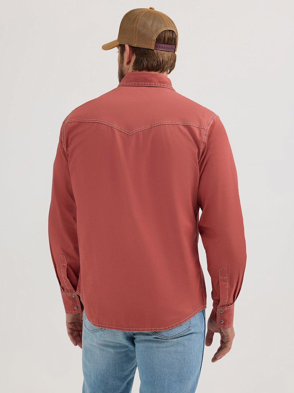 Sunset - Men's Wrangler Retro Premium Western Snap Solid Shirt
