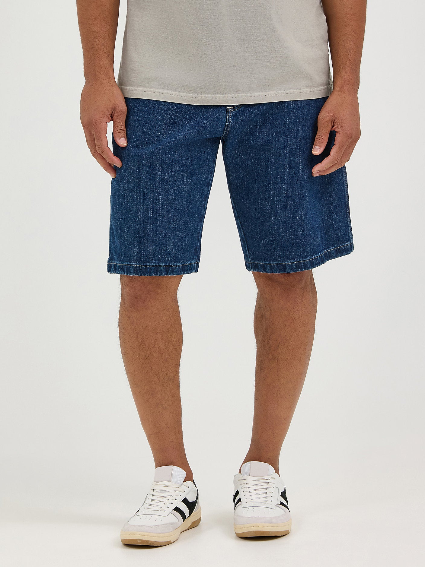Dark Indigo - Men's Wrangler® Five Star Premium Carpenter Shorts