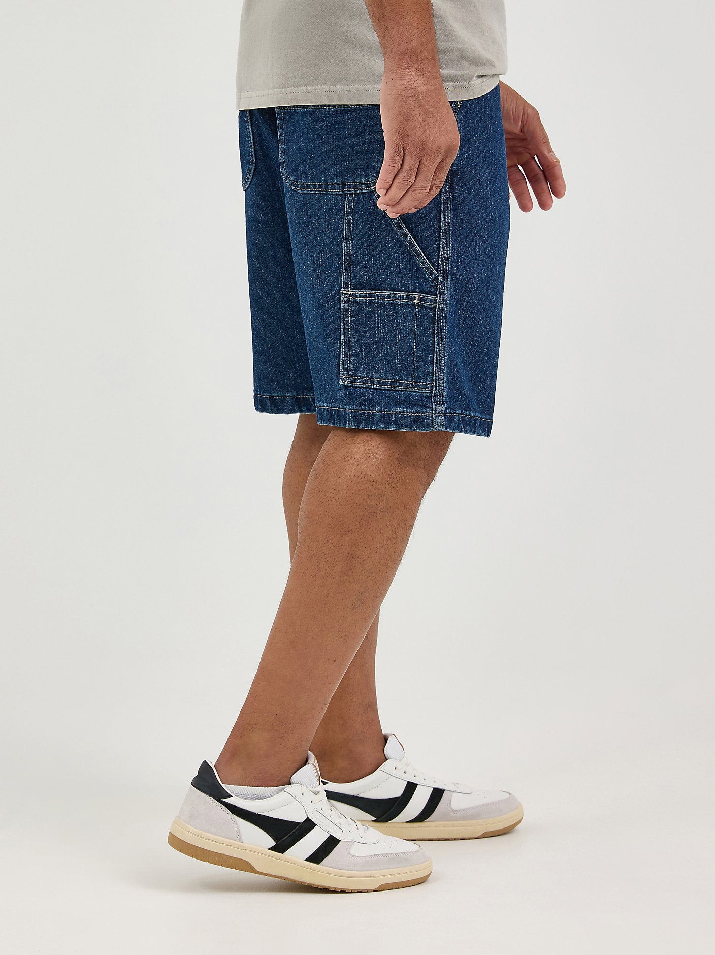 Dark Indigo - Men's Wrangler® Five Star Premium Carpenter Shorts