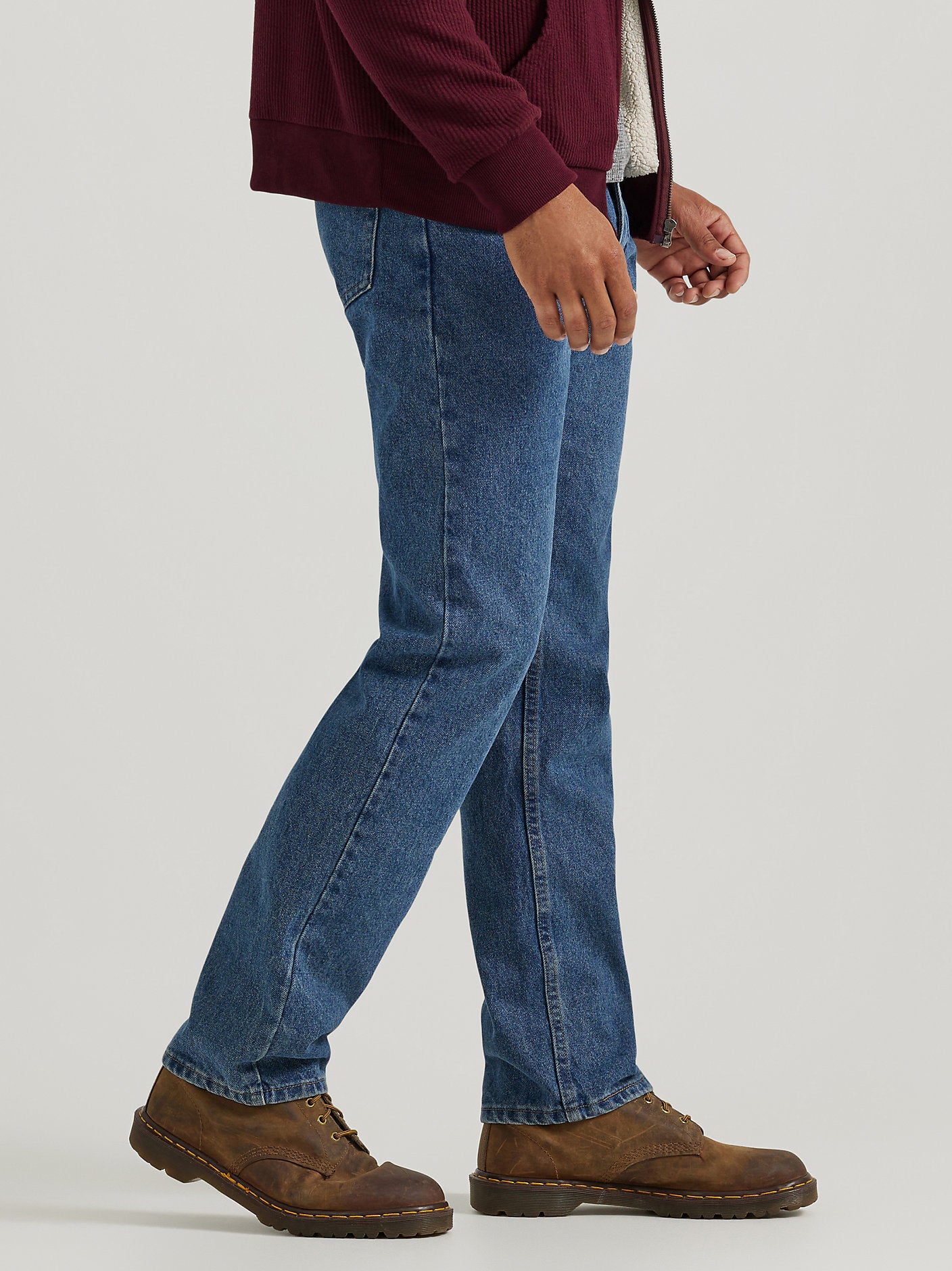 Dark Stonewash - Wrangler® Five Star Premium Denim Regular Fit Jean